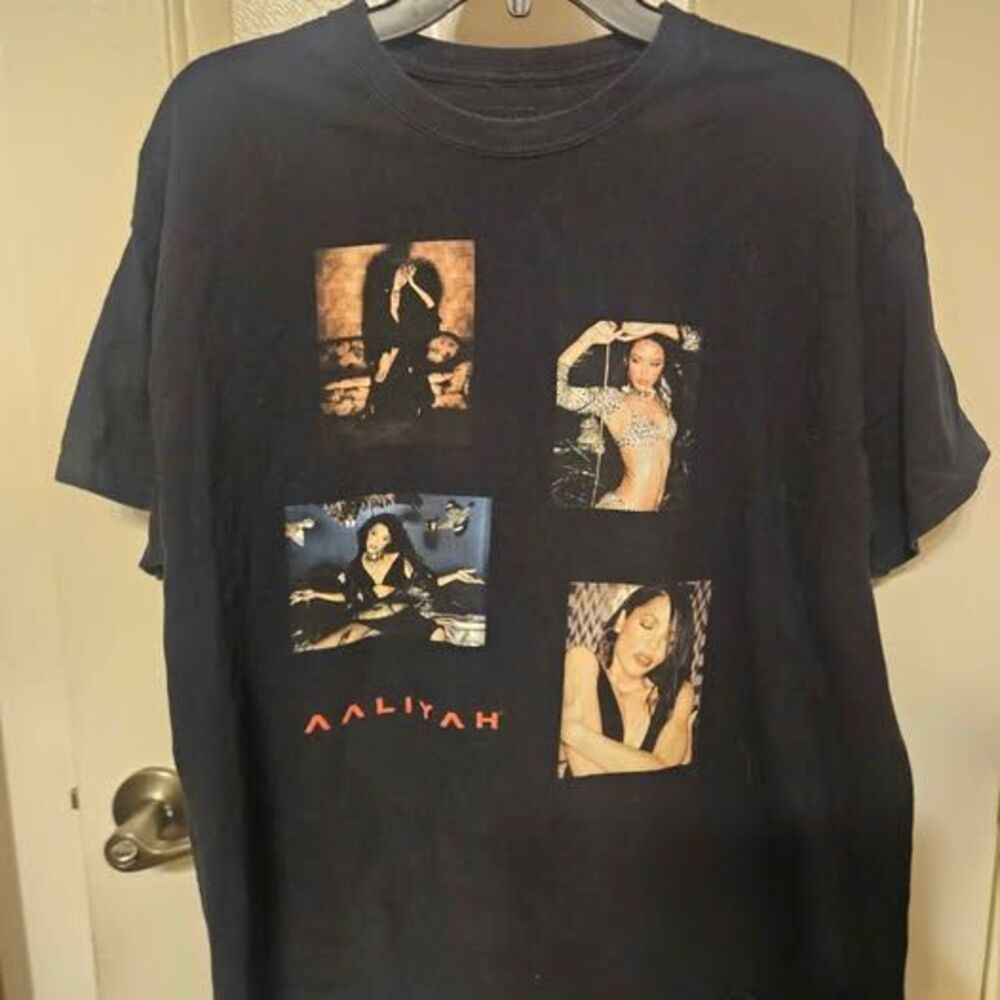 Aaliyah Y2K Graphic T-Shirt Size Xlg